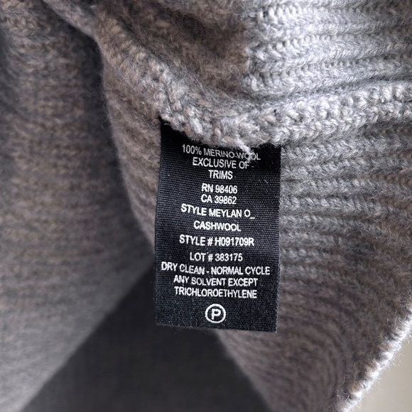 Theory 100% Merino Wool Crew Neck Sweater L - Picture 5 of 5
